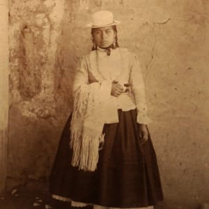 Portrait of Woman in Traditional Dress