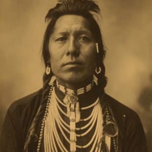 Thunder Cloud, Blackfeet.  1898 by Frank Rhinehart