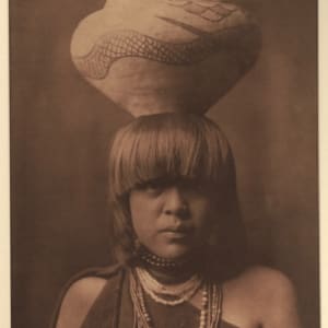 San Ildefonso Girl with Jar, 1905 by Edward Curtis