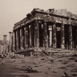 Le Parthenon à Athèns , 1877 by Felix Bonfils