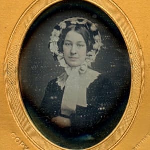 "Copy" of antebellum portrait with bonnet by JH Whitehurst