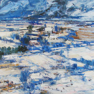 Hayspur Blue and White by James Cook
