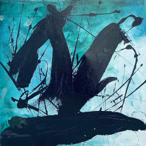 Rivers Edge. 20 x 20 by Sandra chu 