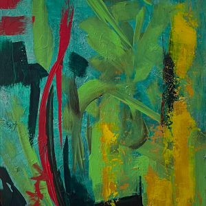 Tropical Heat Wave 30 x 24 by Sandra chu 