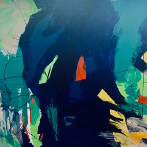 A Place of Dreams 48 x 72 by Sandra chu 