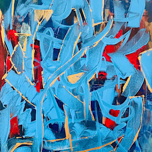 Look Within 36 x 24 by Sandra chu, Image 4.