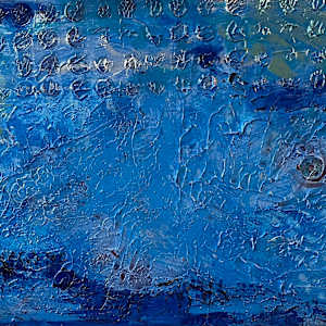 Navigating the Blues 24 x 36 by Sandra chu, Image 5.