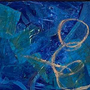 Mystic Blues 11 x 14 by Sandra chu, Image 3.