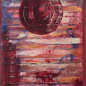 BLood Moon 36 x 24 by Sandra chu, Image 2.