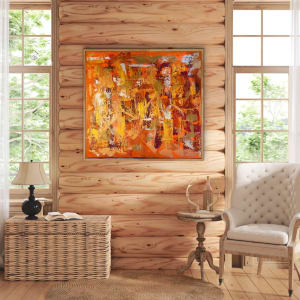 Sunny Days 37.5 x 41.5 by Sandra chu 