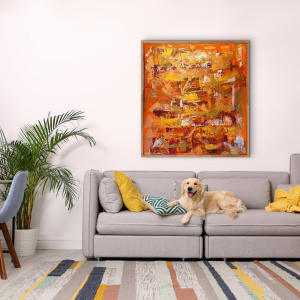 Sunny Days 37.5 x 41.5 by Sandra chu 