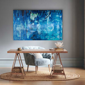 Moonlight Serenade 40 x 65 by Sandra chu 