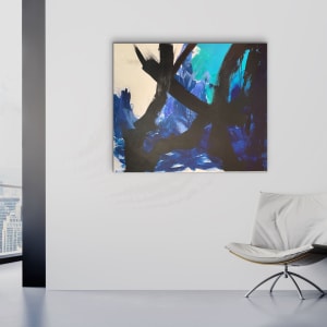 Dans le Noir 40 x 48 by Sandra chu 