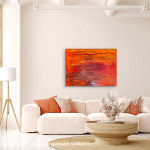 Stroll in the Woods 40 x 30 by Sandra chu 