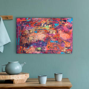 Hidden Faces Magic Places 36 x 24 by Sandra chu 