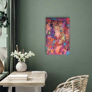 Hidden Faces Magic Places 36 x 24 by Sandra chu 