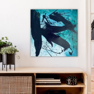 Rivers Edge. 20 x 20 by Sandra chu 