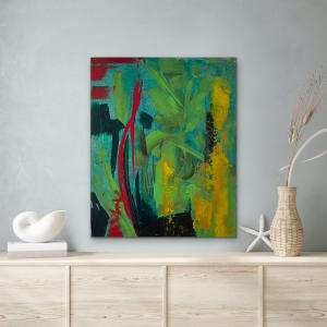 Tropical Heat Wave 30 x 24 by Sandra chu 