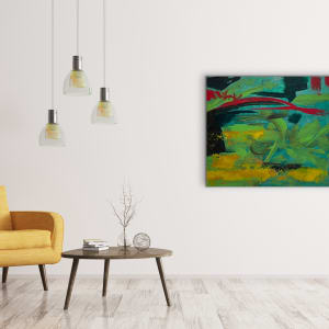 Tropical Heat Wave 30 x 24 by Sandra chu 