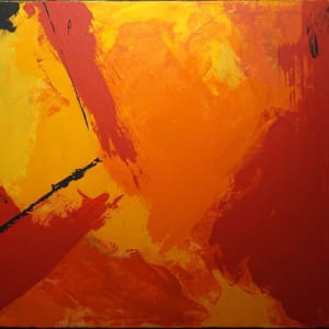 Warm Feelings 33 x 47 by Sandra chu 