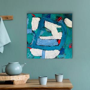Riddle 30 x 30 by Sandra chu 