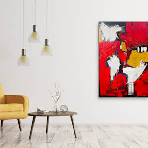 Dynamic 36 x 24 by Sandra chu 