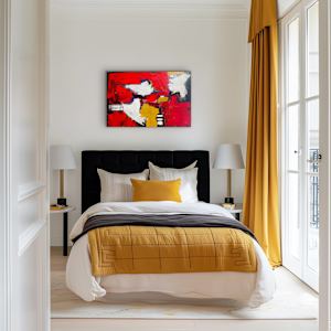 Dynamic 36 x 24 by Sandra chu 