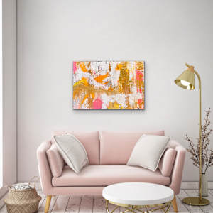 Pink Haze 24 x 36 by Sandra chu 