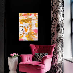 Pink Haze 24 x 36 by Sandra chu 