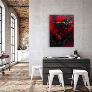 Take a Risk 40 x 50 by Sandra chu 