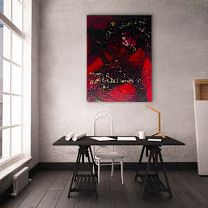 Take a Risk 40 x 50 by Sandra chu 