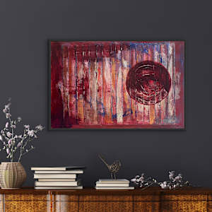 BLood Moon 36 x 24 by Sandra chu, Image 5.