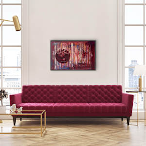 BLood Moon 36 x 24 by Sandra chu, Image 3.