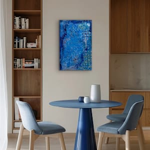 Navigating the Blues 24 x 36 by Sandra chu, Image 3.