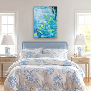 Tranquil Moment 40x 30 by Sandra chu, Image 5.