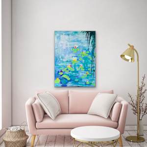 Tranquil Moment 40x 30 by Sandra chu, Image 2.