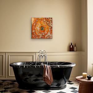 Feel the Heat 24 x 24 by Sandra chu, Image 2.