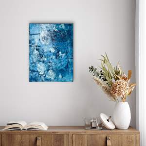 Blue Mist 24 x18 by Sandra chu, Image 2.