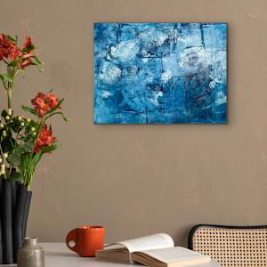 Blue Mist 24 x18 by Sandra chu, Image 4.