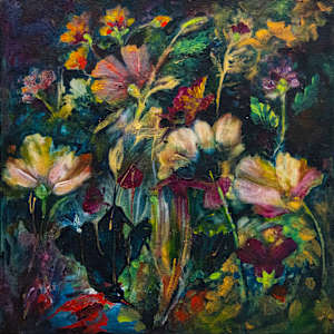 Flowers & Bird by Molly Coy