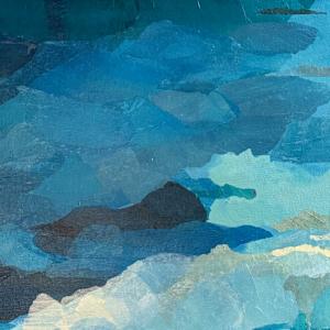 Light Comes Tumbling Down by Kate Uraneck  Image: Detail 2 upper left
