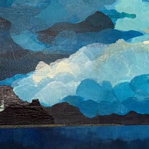Light Comes Tumbling Down by Kate Uraneck  Image: Detail 1 center