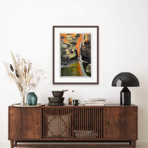 Watkins Glen Gap by Kate Uraneck  Image: Example of piece if framed.