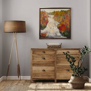 Autumn Comes Rushing By by Kate Uraneck  Image: Room mock up