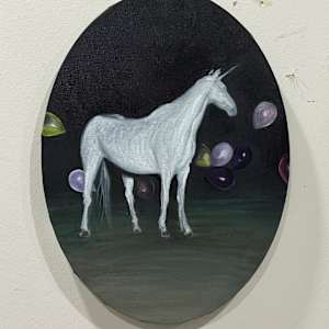 White Unicorn by Mako Lomadze