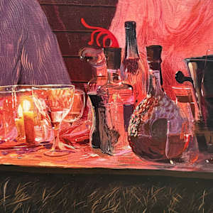 The Hay Table by Tedo Rekhviashvili 