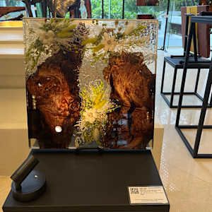 Radiant Echo by Martin Halpin (Mandara)  Image: 2025-02-TH-121-TABK-40x40x3cm--5.2kg-00090-Radiant Echo