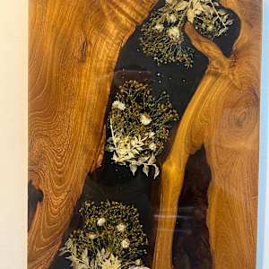 Triple Blossom by Martin Halpin (Mandara)  Image: 2025-09-TH-102-THW-40x55x3cm-6kg-00065-Triple Blossom