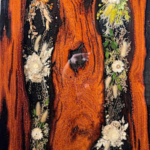 Khwan Kao I — “Spirit of the Past I” by Martin Halpin (Mandara)  Image: 2025-05-TH-SLR1012-TEAK-50x69-10kg-00172-Khwan Kao I