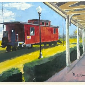 The Pinellas Park Caboose by Richard W Diego